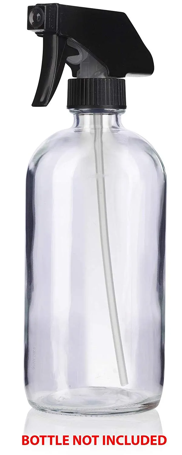 28-400 Neck Size Black Trigger Spray Top Closure, 9.25 inch dip tube length (500 PACK)