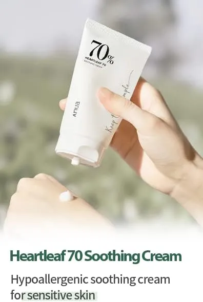 ANUA Heartleaf 70% Soothing Cream 100ml