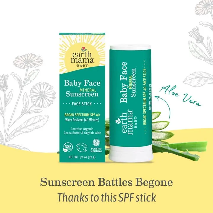 Baby Face Mineral Sunscreen Face Stick SPF 40