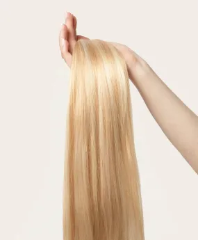 Beach Blonde Highlighted, 20" Volumiser Quad Clip-In Weft, P613/18 | 45g