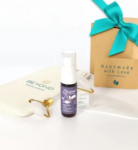 Beyond White Jade Face Roller & Rejuvenating Serum Set