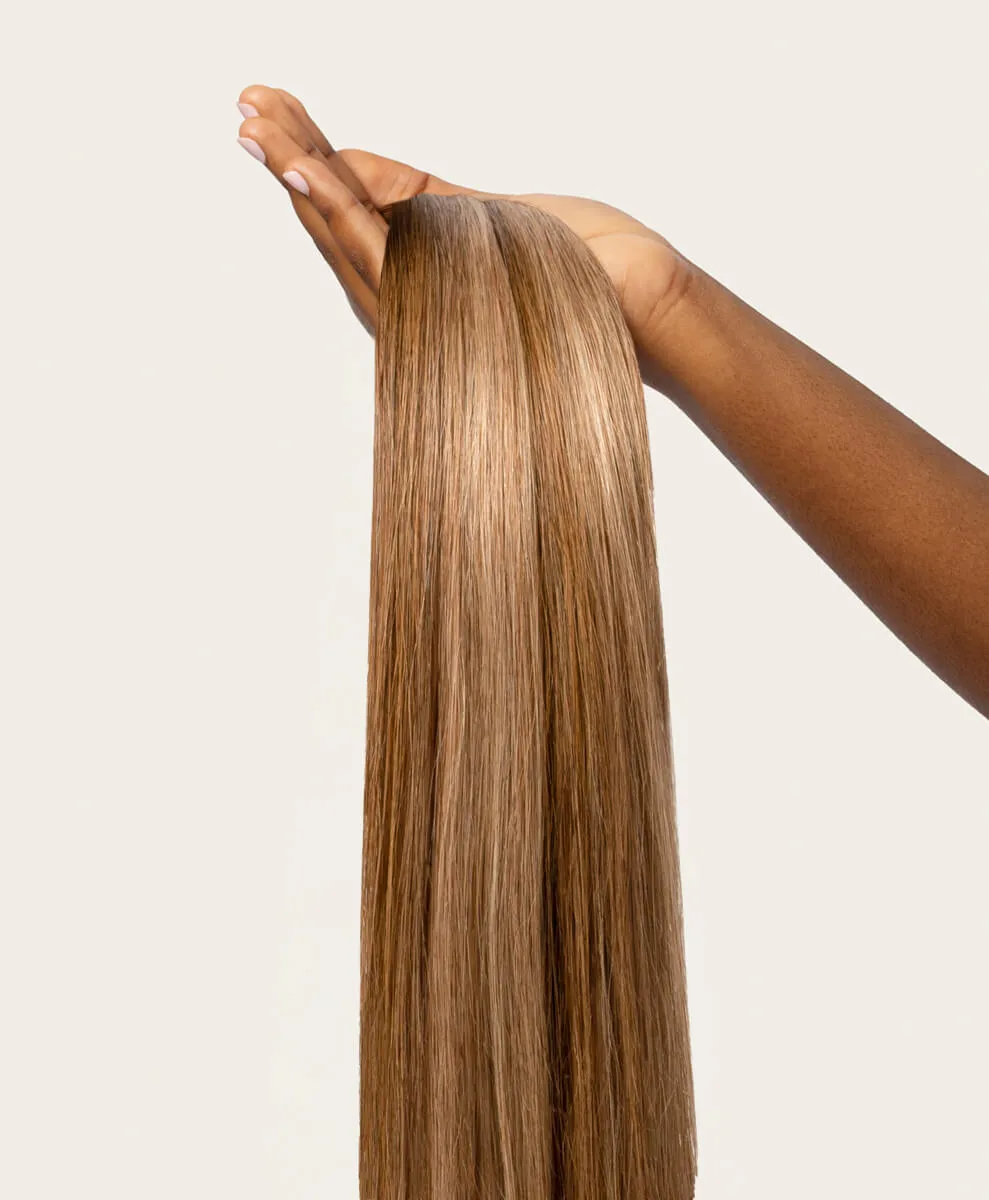 Bronde Highlighted, 20" Classic Clip-In Hair Extensions, P10/18/6 | 220g