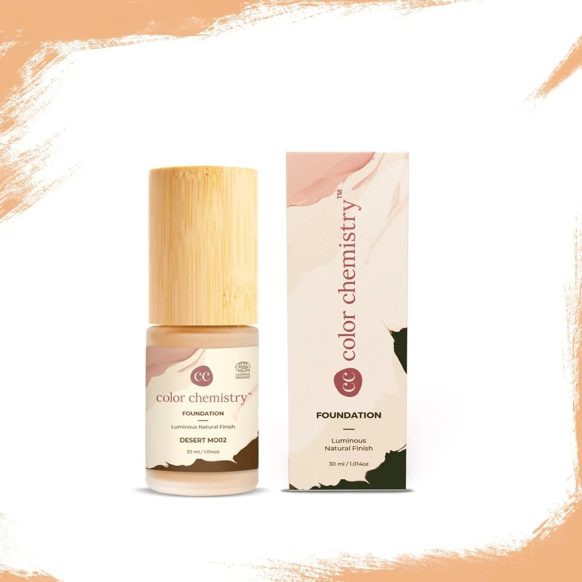 Certified Organic Liquid Foundation- Desert