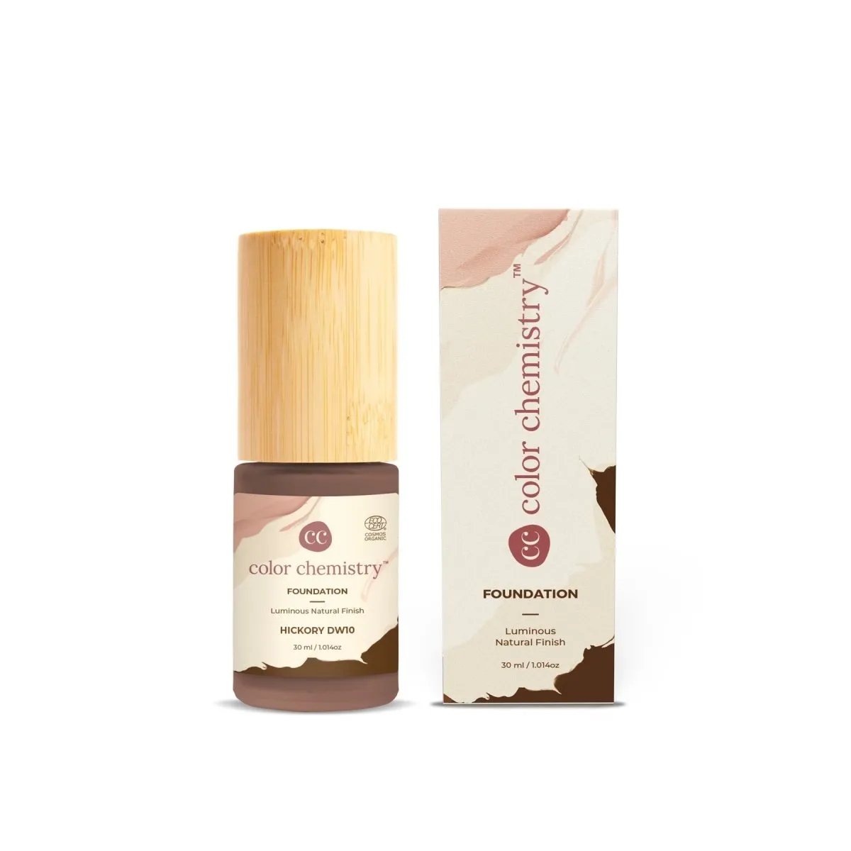 Certified Organic Liquid Foundation- Hickory