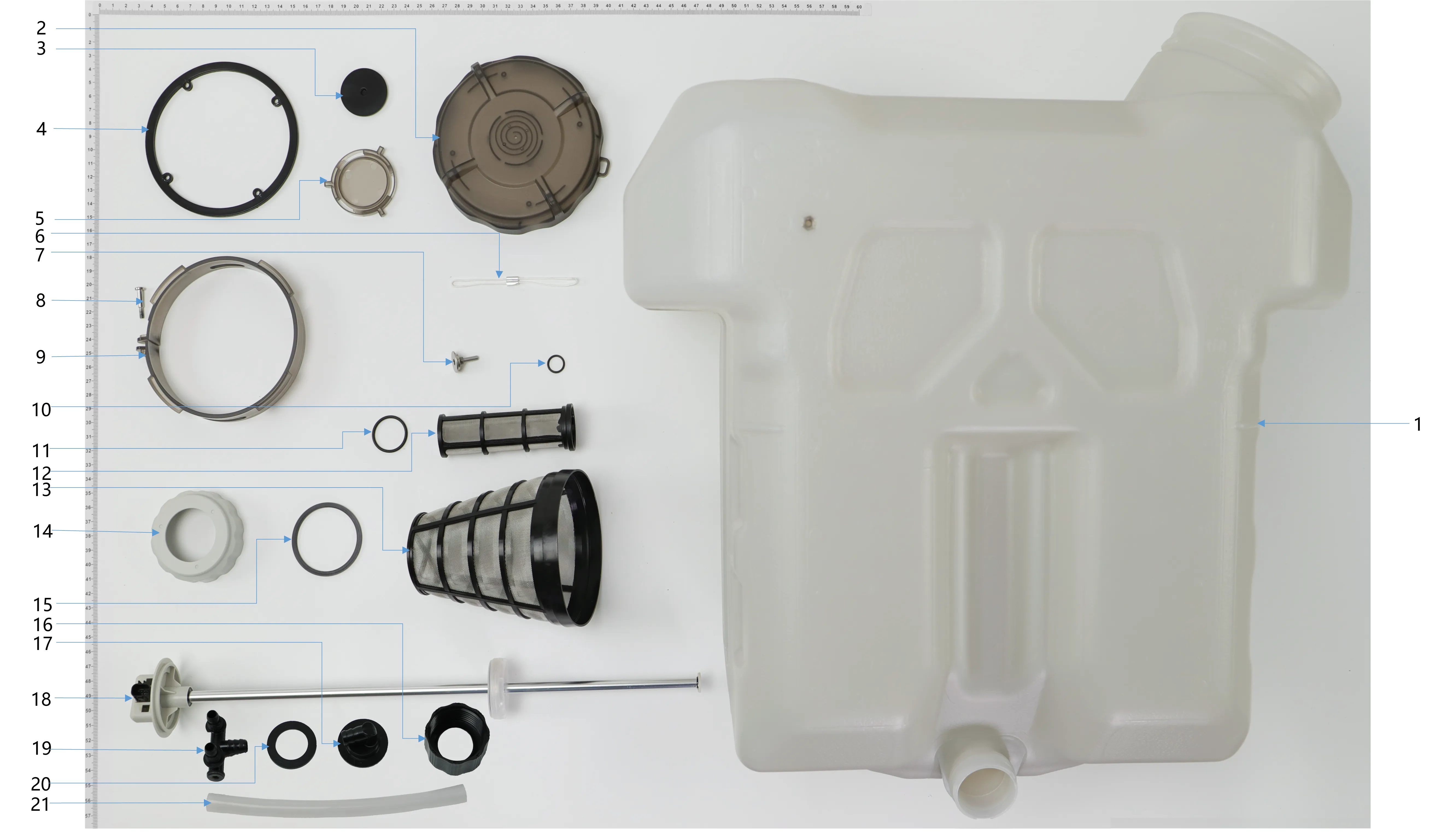 DJI AGRAS T-Series T-30 Spray Tank Parts Package
