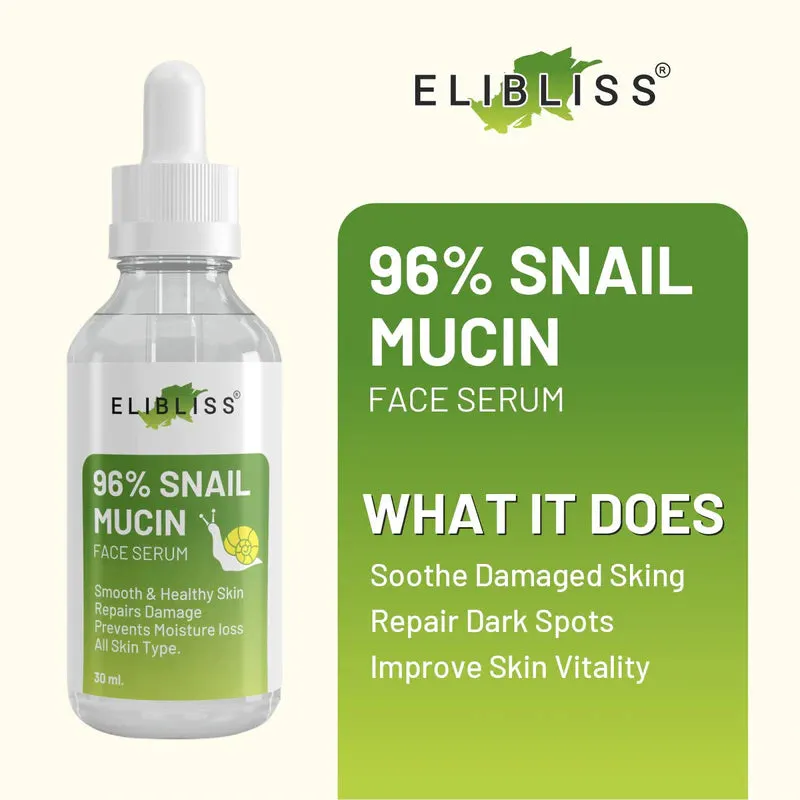 Elibliss Snail Mucin Serum ( Pack of 2 )