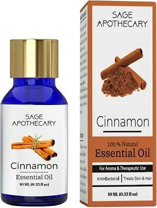 Essential Oil Combo Geranium, Cedarwood & Cinnamon for Skincare & Hair Growth (Pack of 3, 10ml Each)