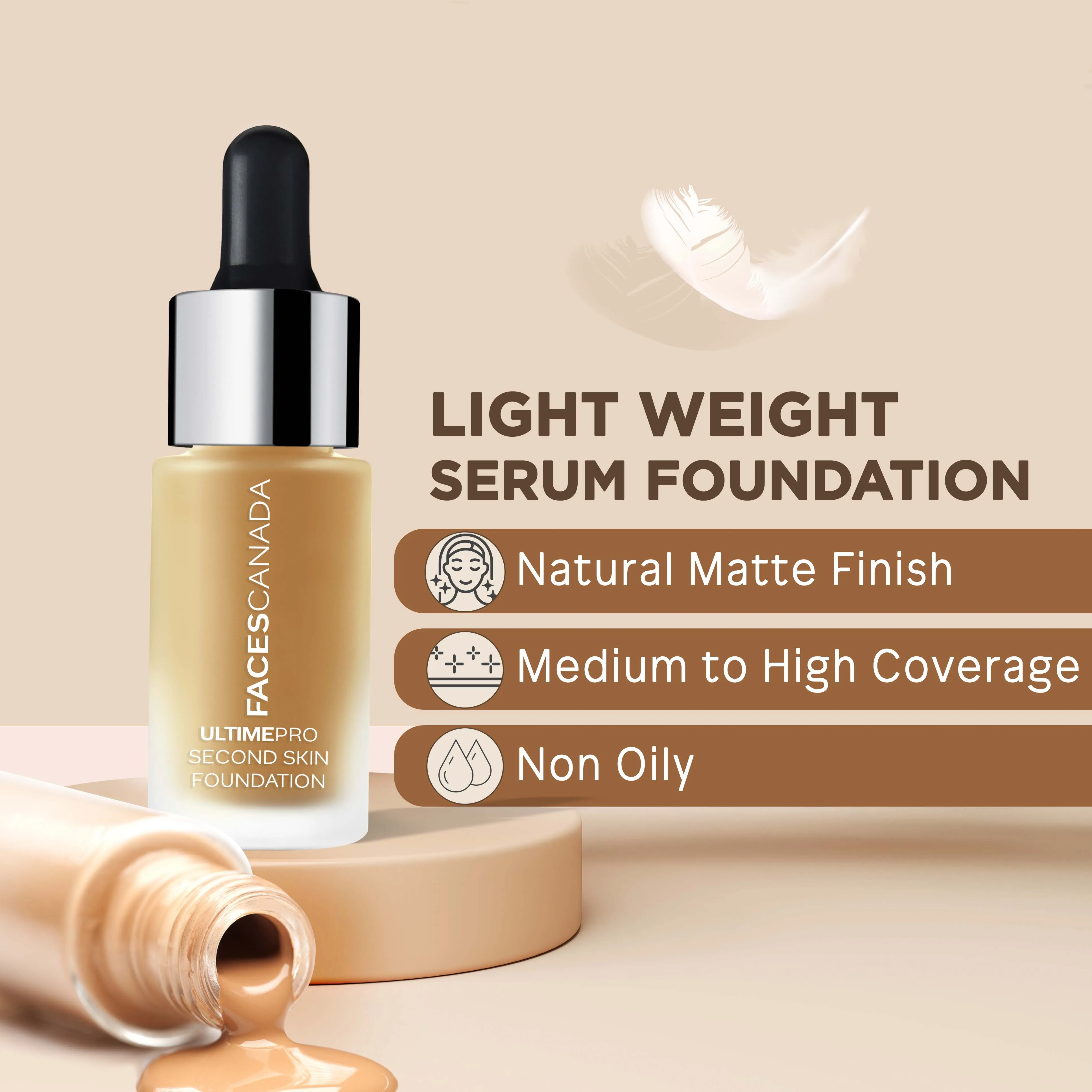 Faces Canada UltimePro Second Skin Foundation Natural 02 (15 ml)