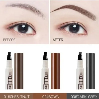 Glamza Fine Sketch Tattoo Fork Liquid Eyebrow Pens – Define & Enhance Your Brows!