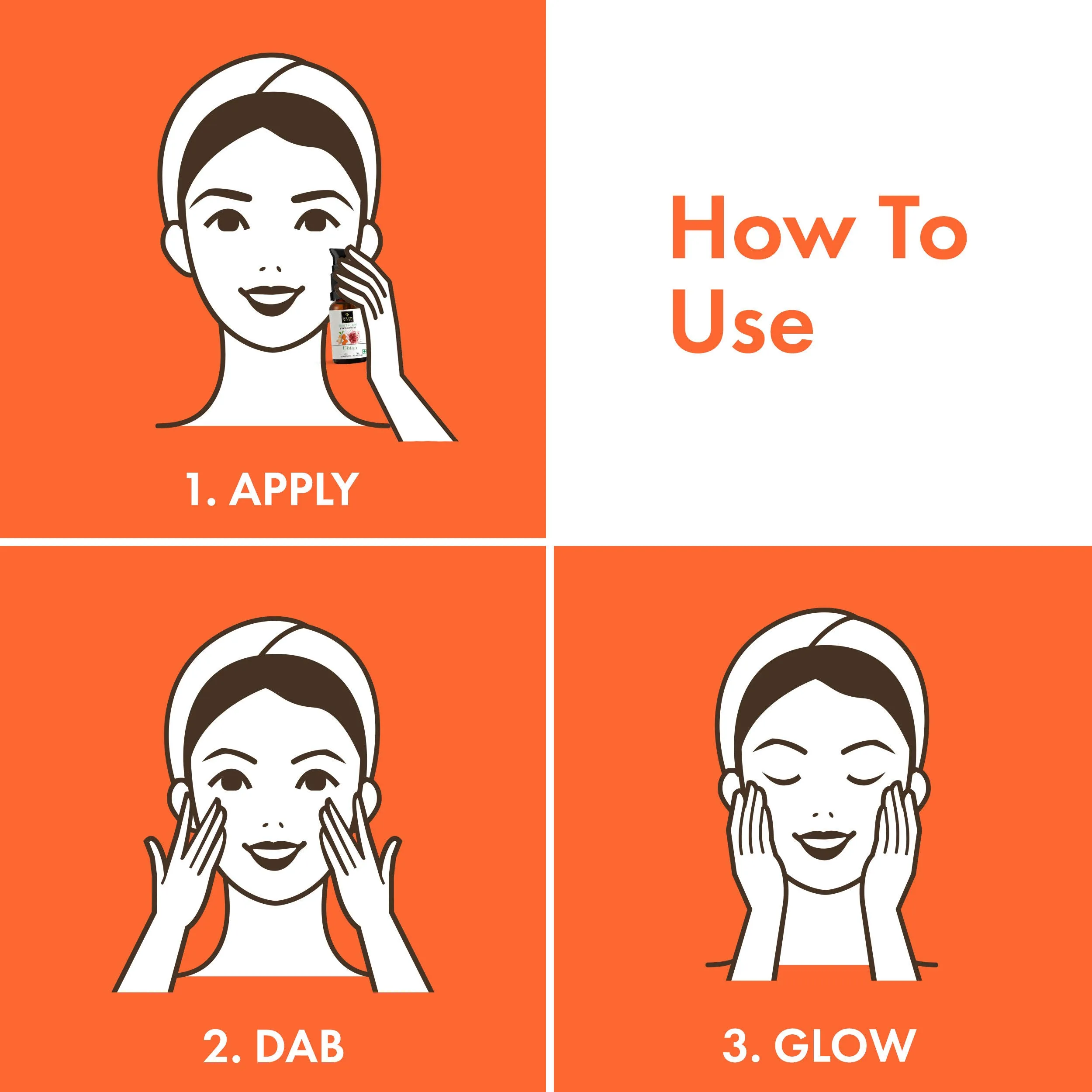 Good Vibes Ubtan Insta Glow Face Serum | Brightening, Nourishing, Moisturizing | Vegan, No Parabens, No Sulphates, No Mineral Oil, No Animal Testing (30 ml)