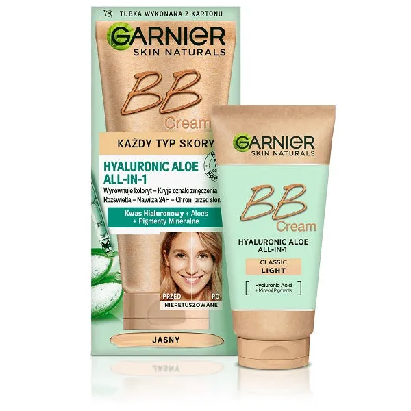 Hyaluronic Aloe All-In-1 BB Cream nawilżający krem BB dla każdego typu skóry Jasny 50ml