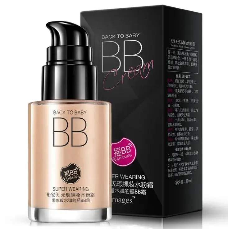 Hydrating BB Cream: Concealer & Moisturizing Nude Makeup