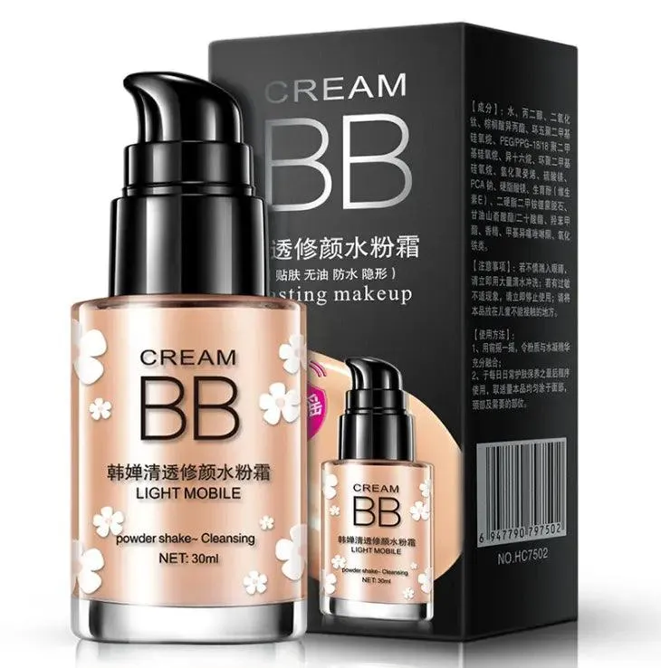Hydrating BB Cream: Concealer & Moisturizing Nude Makeup