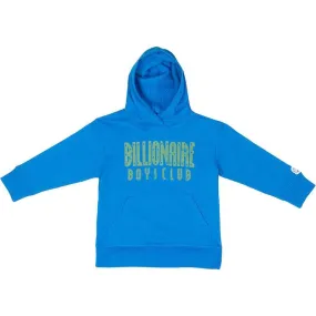 Kid's BB Straight Font Hoodie Blue Aster