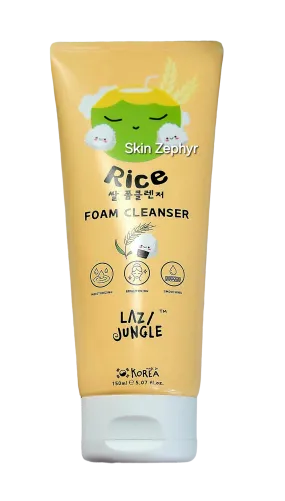 Lazy Jungle Rice Foam Cleanser
