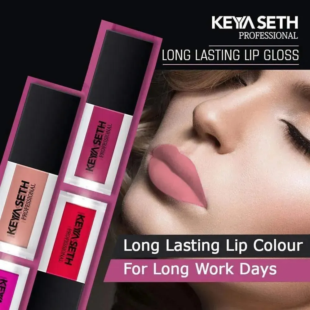 Light Nude Pink Shade Long Lasting Matte Lipgloss  - 07