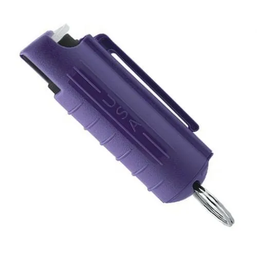 Mace Pepper Spray Self Defense Key Ring Hard Case