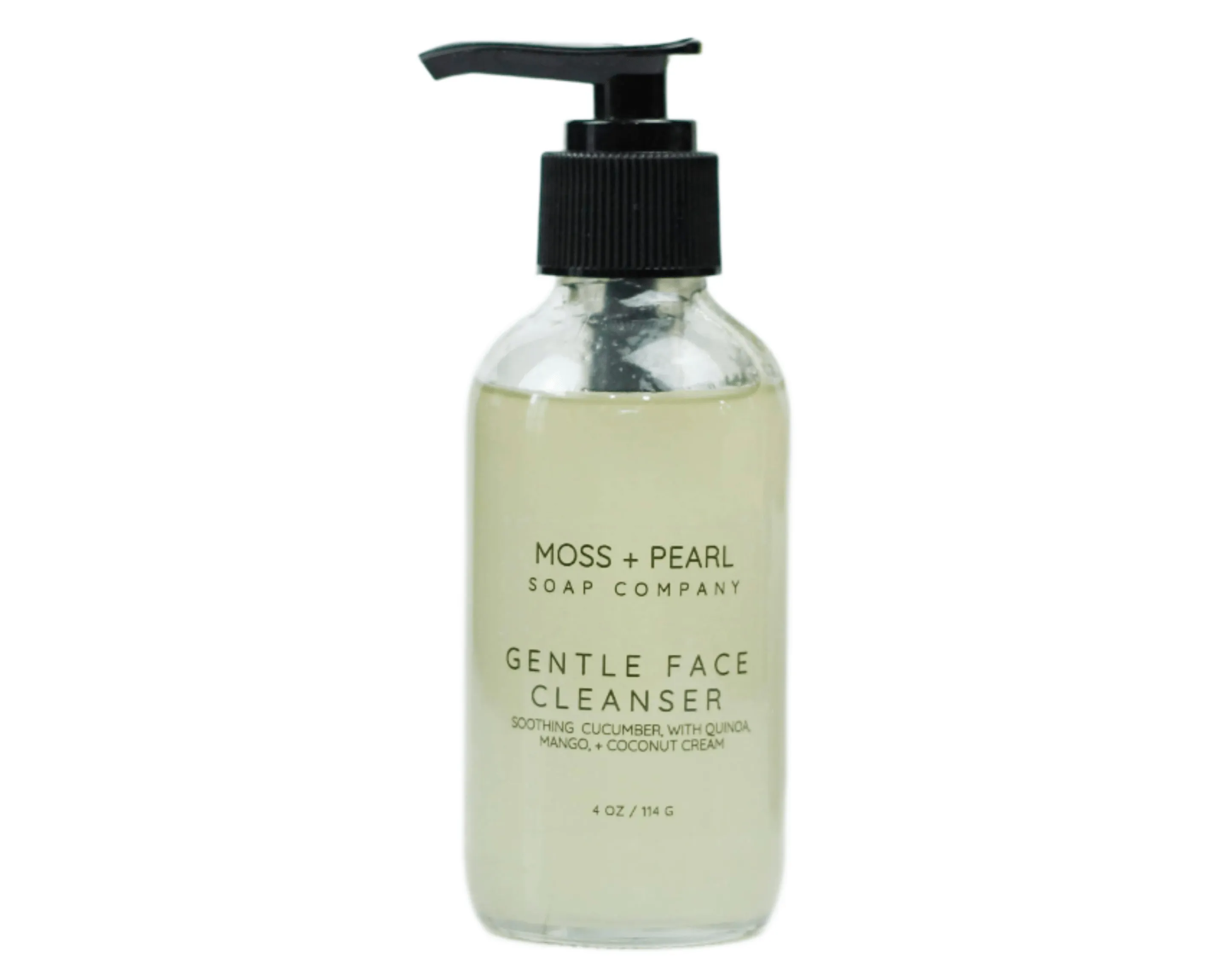 Moss   Pearl Soap Company- Gentle Natural Face Cleanser