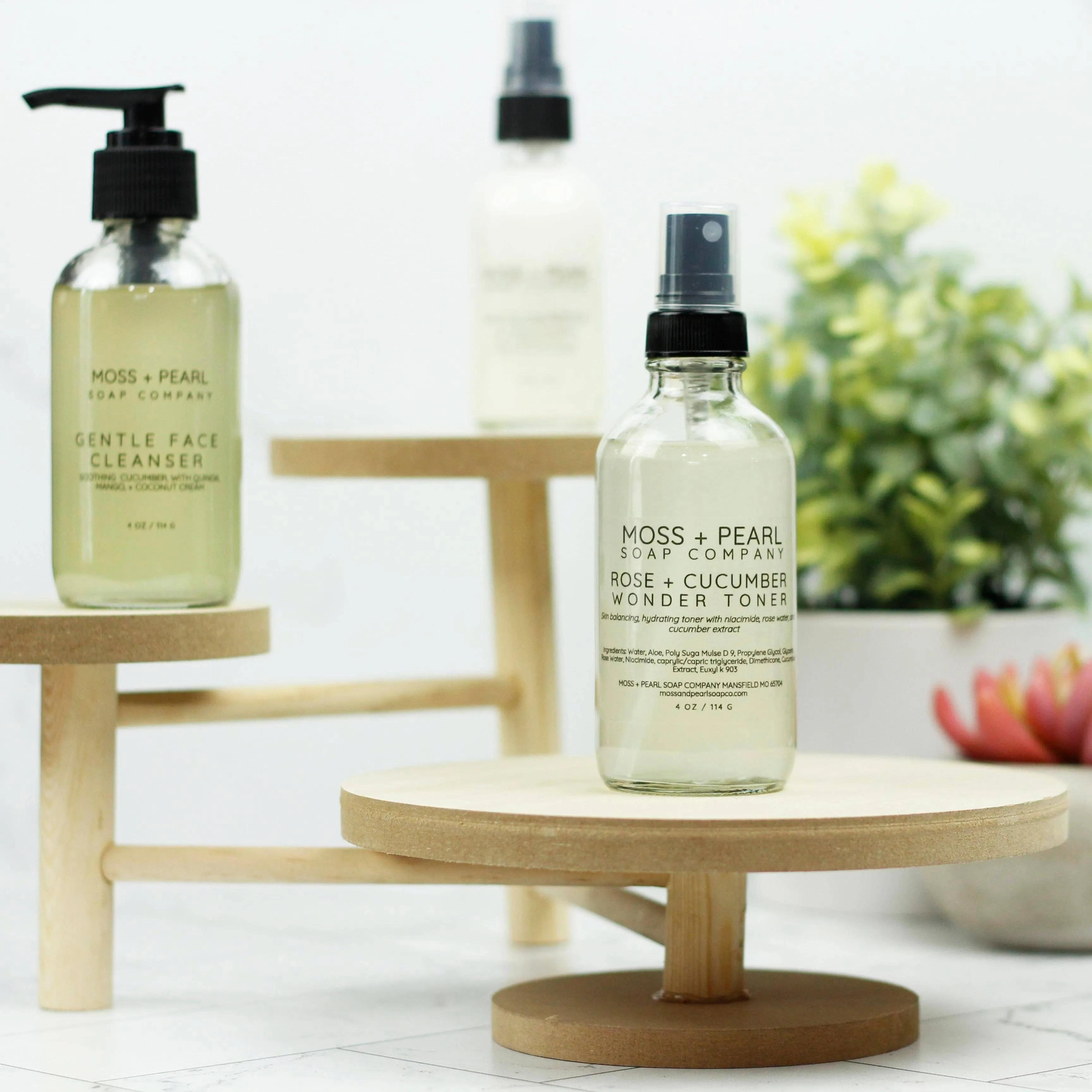 Moss   Pearl Soap Company- Gentle Natural Face Cleanser