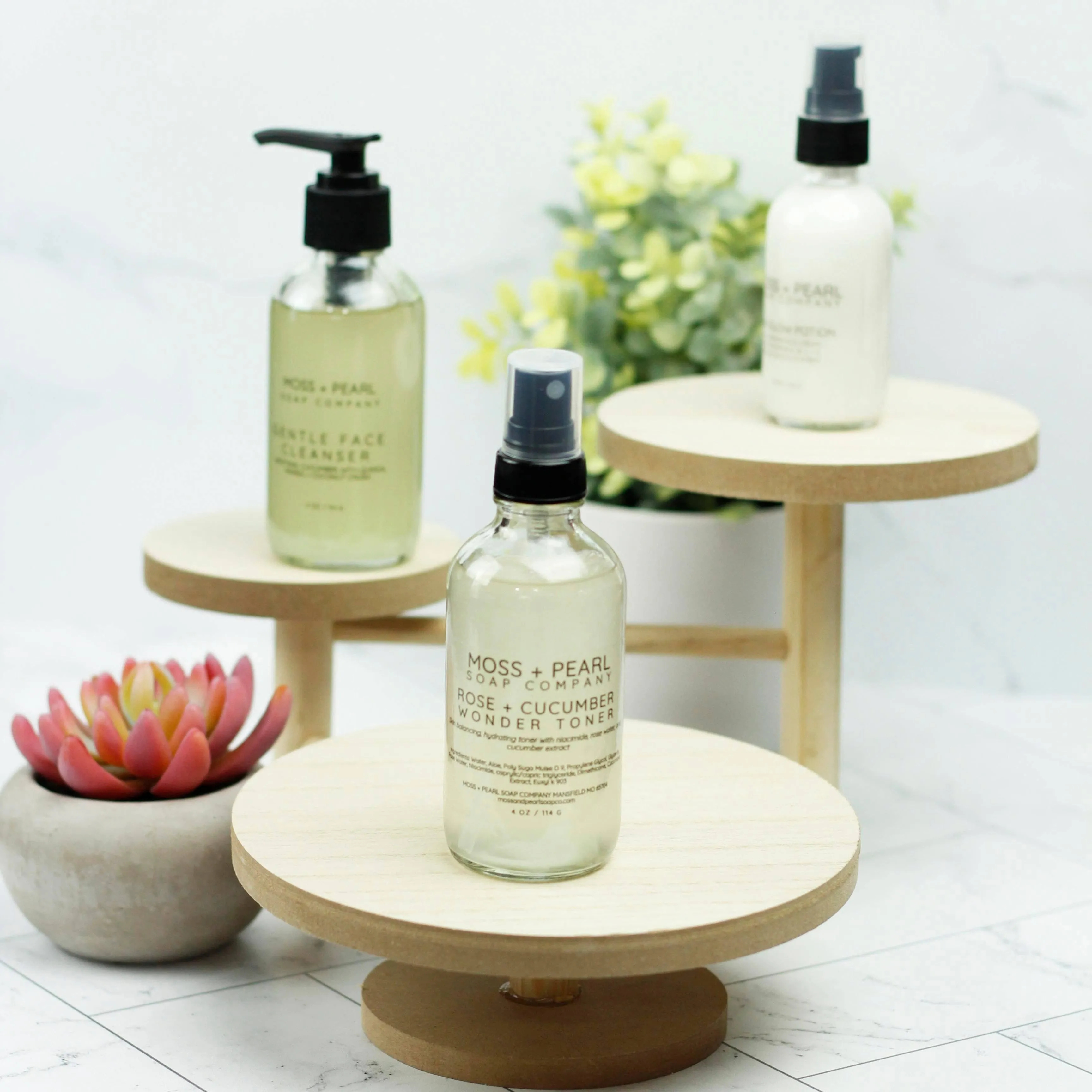 Moss   Pearl Soap Company- Gentle Natural Face Cleanser