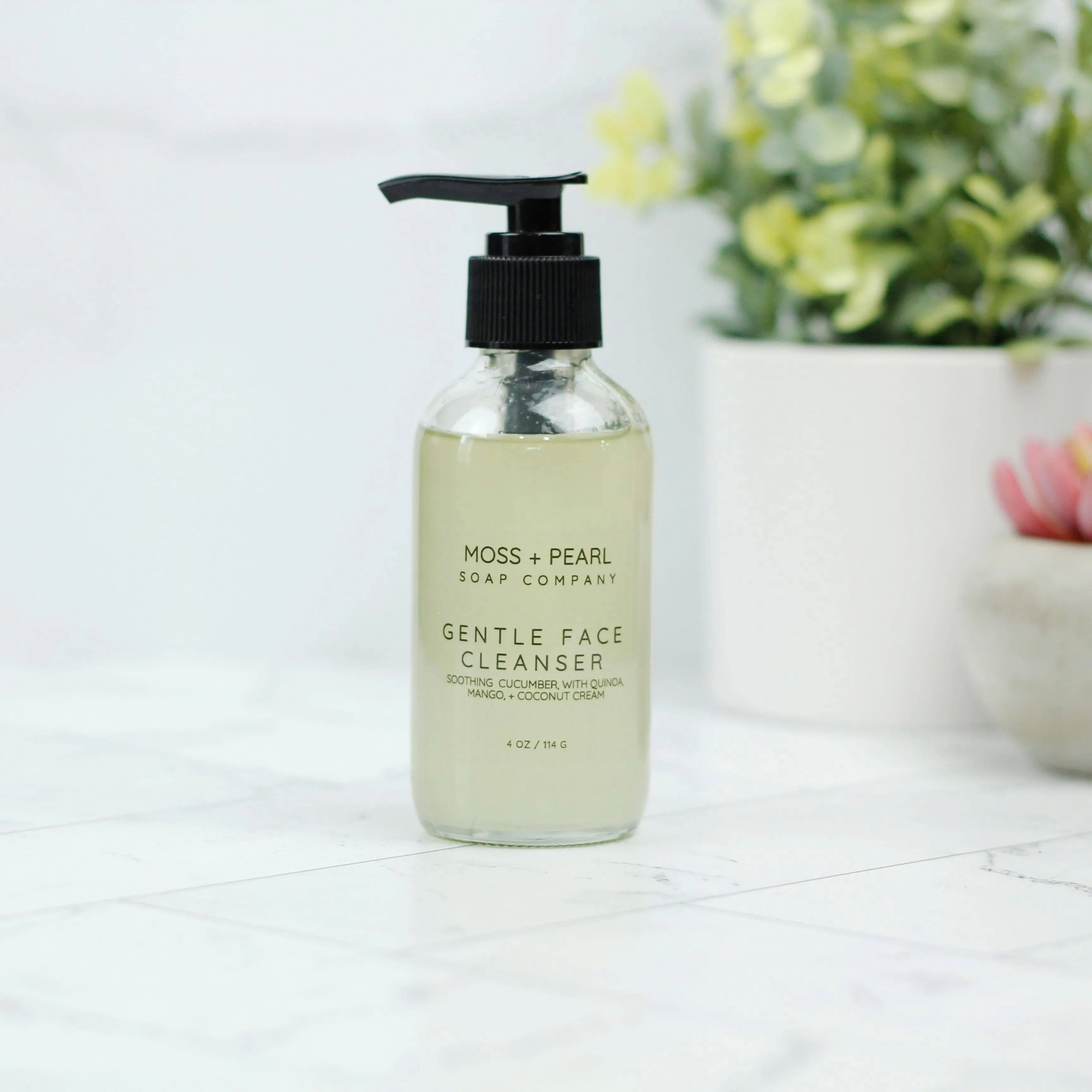 Moss   Pearl Soap Company- Gentle Natural Face Cleanser