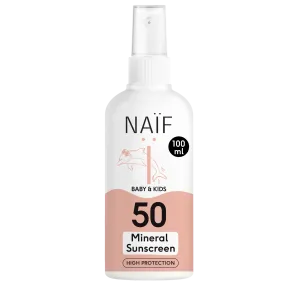 Naïf Mineral Sunscreen Spray For Baby & Kids SPF50 | 100ml