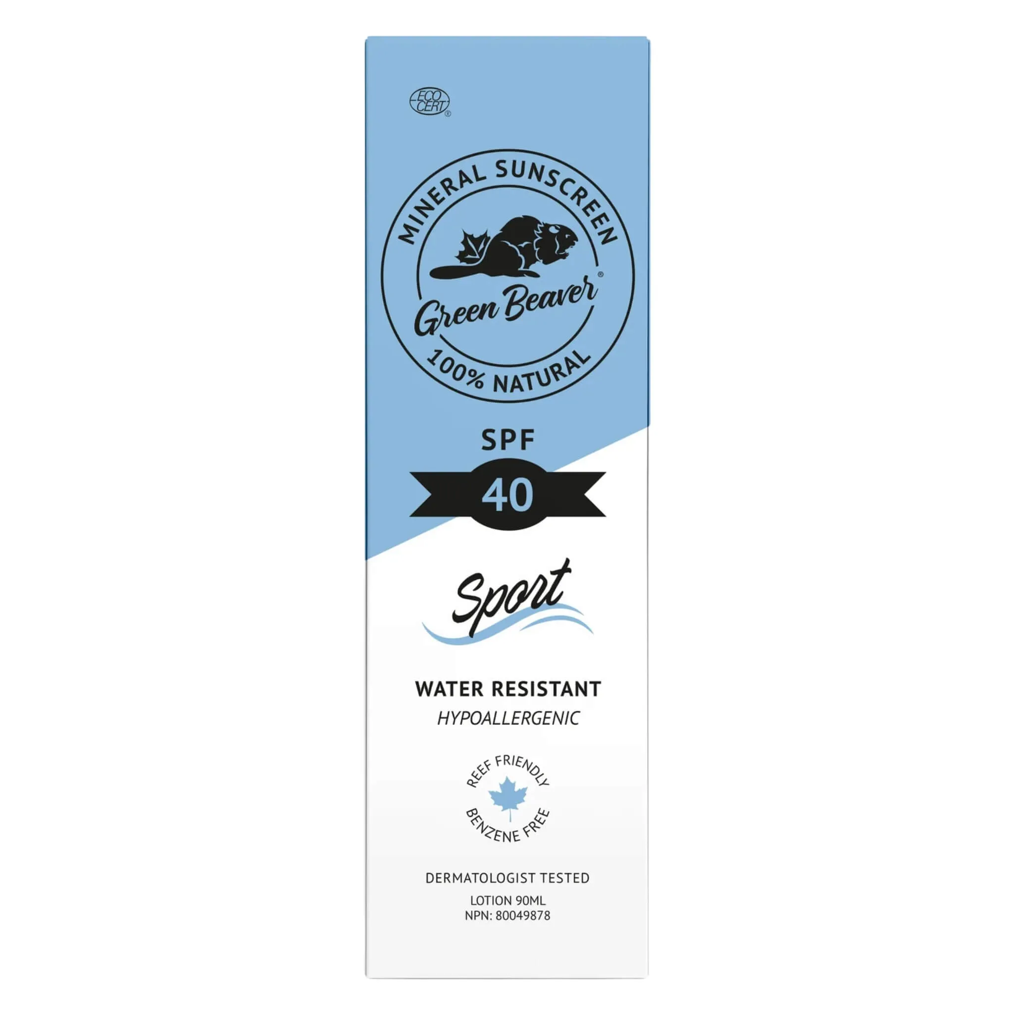 Natural Mineral Sunscreen (SPF 40) Sport