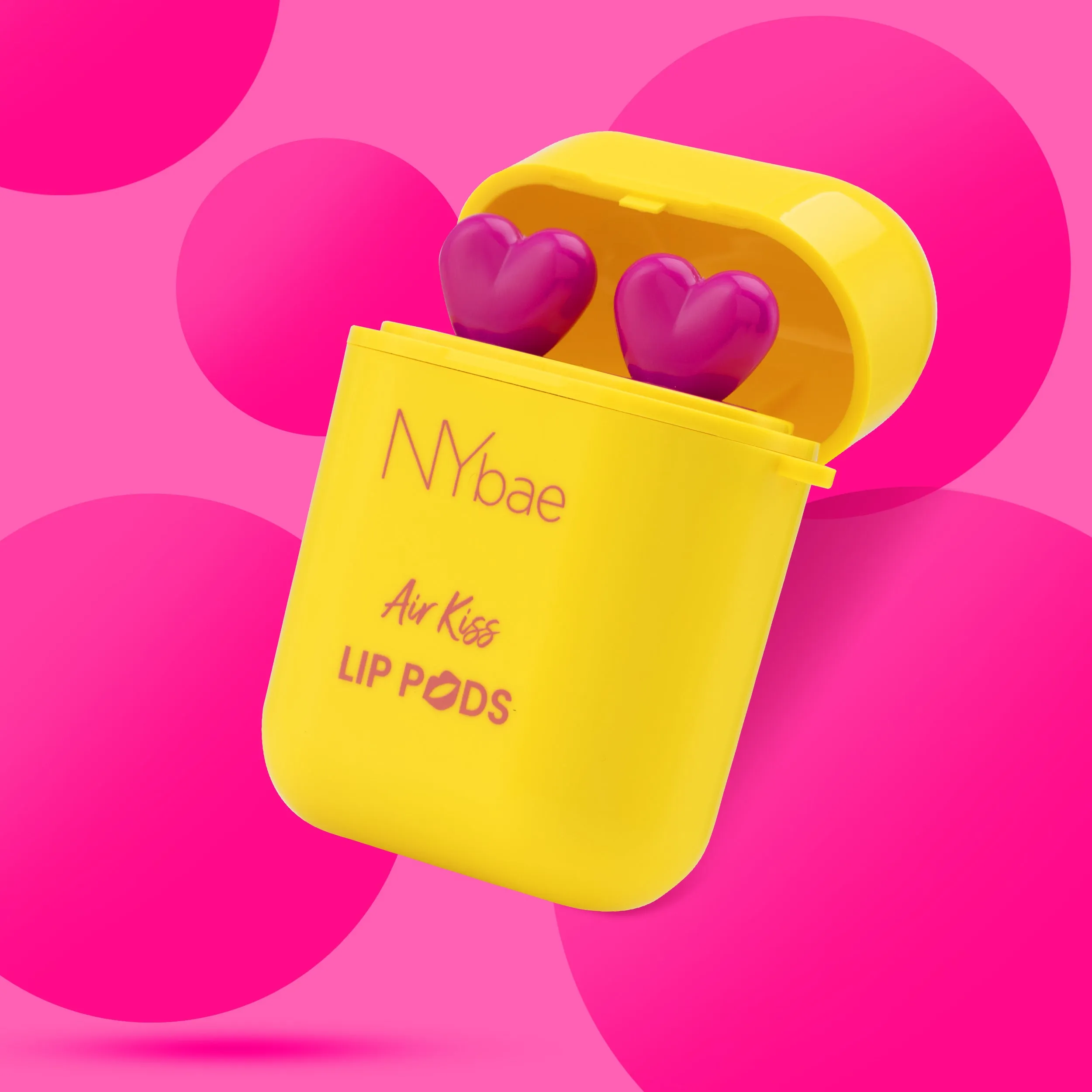NY Bae Air Kiss Lip Pods - Peach Sensation 06 (2.4g)| Creamy Matte Lipstick | Mauve & Brown Lipstick | Long Lasting | Lip & Cheek Stain | Moisturising | Airpods Case | Travel Kit