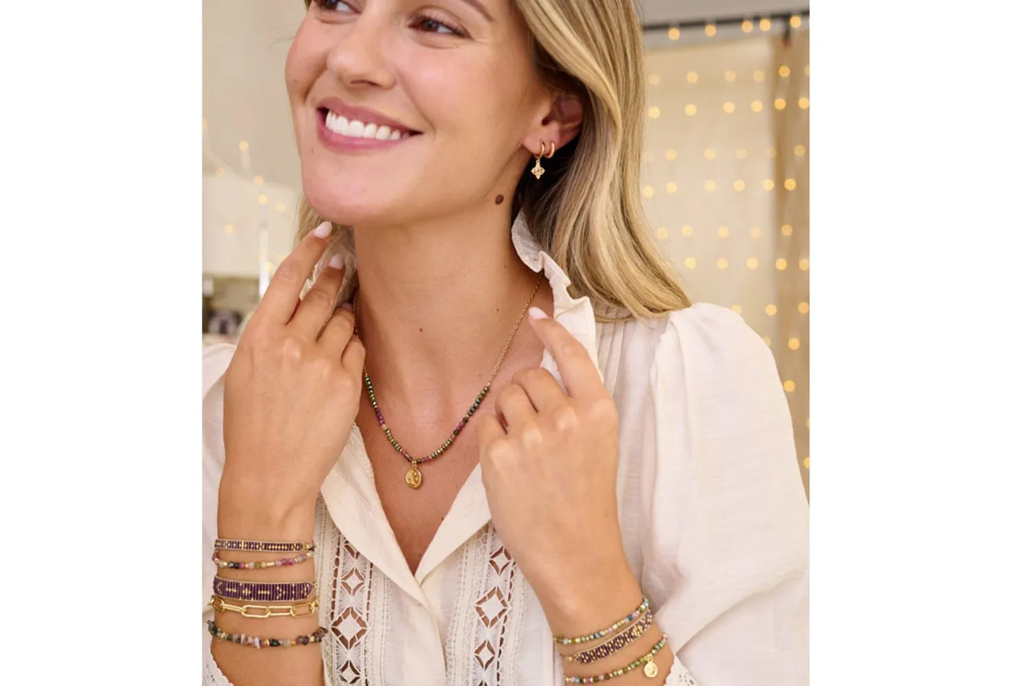 Opulent Tourmaline Necklace and Bracelet Set