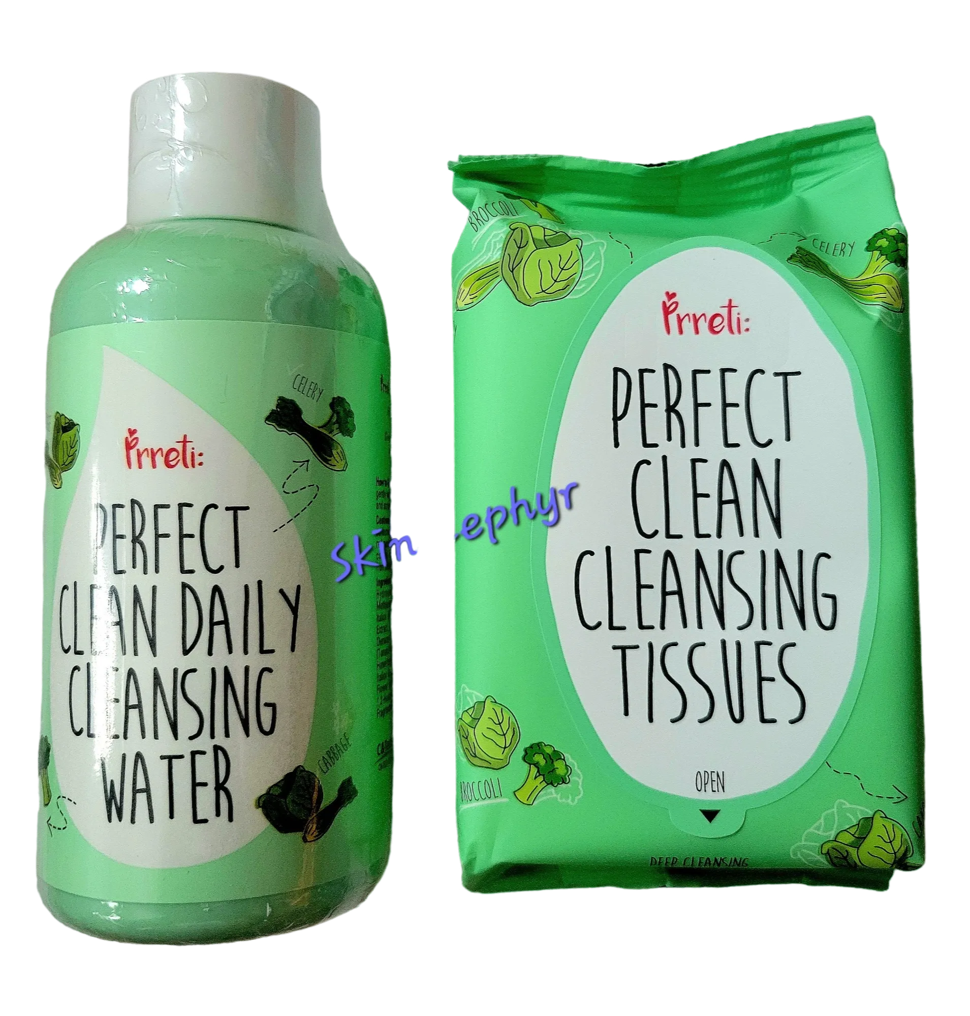 Prreti Perfect Clean Cleansing Tissues and Cleansing Water
