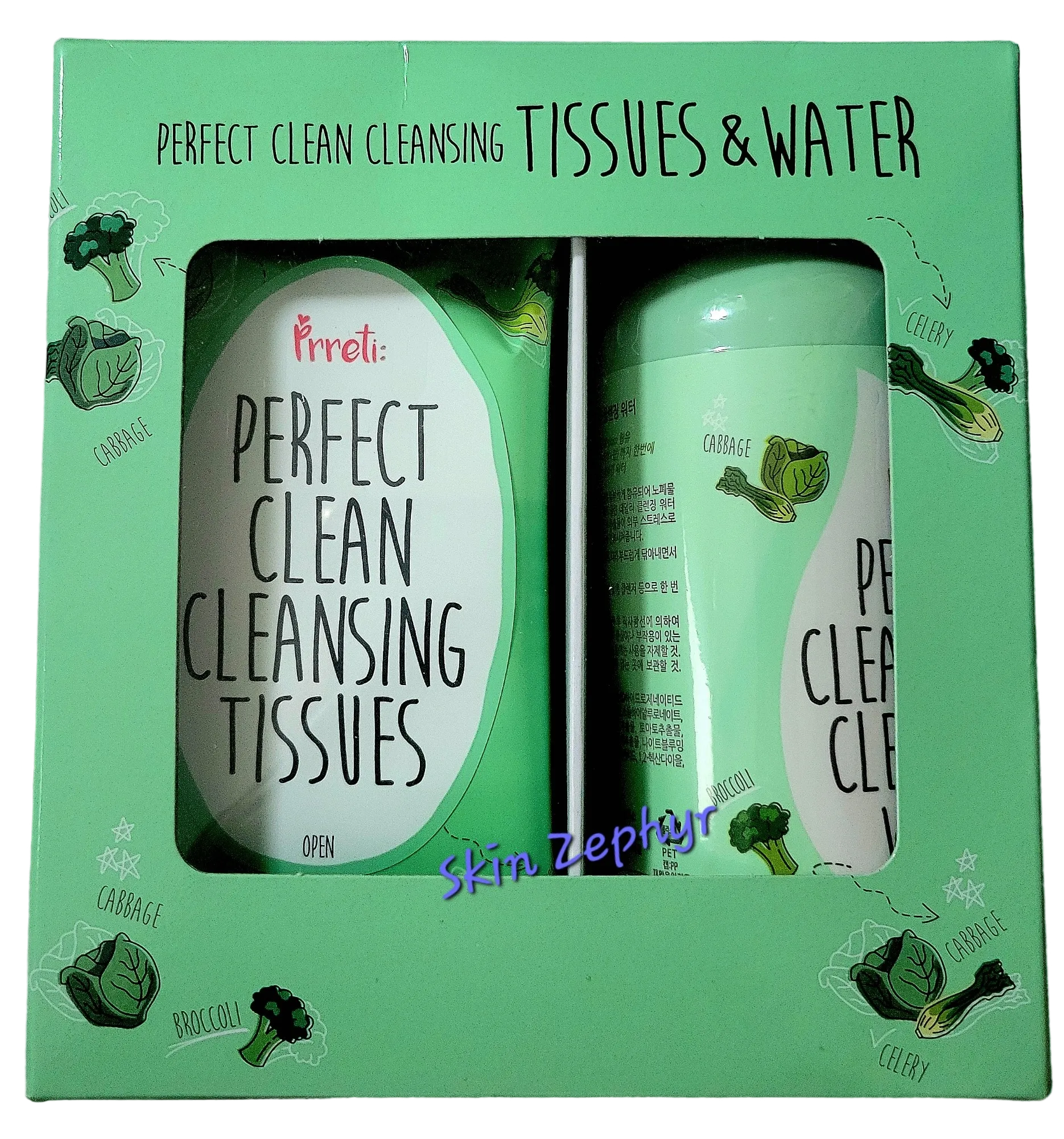 Prreti Perfect Clean Cleansing Tissues and Cleansing Water