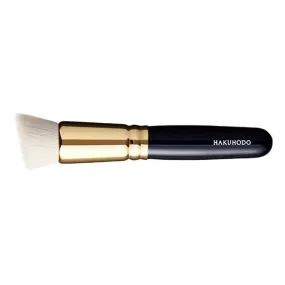S5557Bk Powder & Liquid Foudation Brush Round & Angled Duo Fiber (2mm) [HB0072]