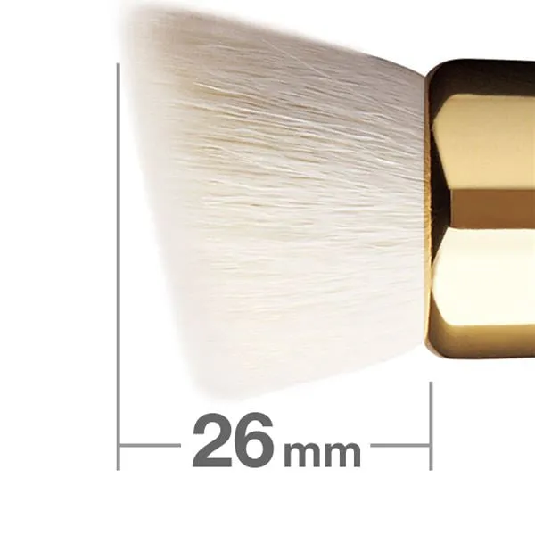S5557Bk Powder & Liquid Foudation Brush Round & Angled Duo Fiber (2mm) [HB0072]