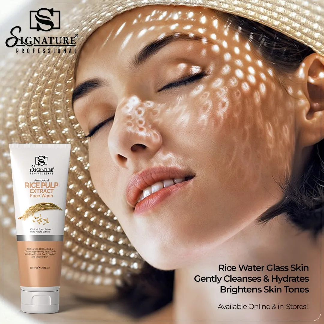 Signature Professional - Rice Pulp Extract Face Wash 100ML