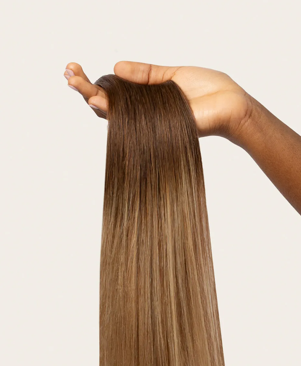 Toffee Ombre, 20" Classic Clip-In Hair Extensions, T4-18 | 220g