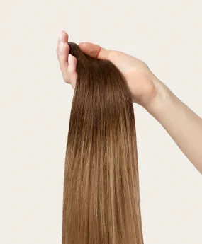 Toffee Ombre, 20" Classic Clip-In Hair Extensions, T4-18 | 220g