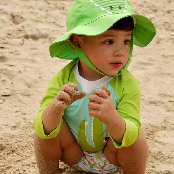 Zoocchini-UPF50  Baby Rashguard - Alligator 6-12mths