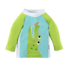 Zoocchini-UPF50  Baby Rashguard - Alligator 6-12mths